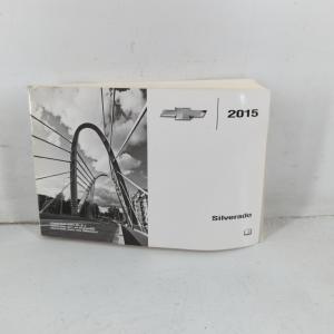 2015 Chevrolet Silverado 1500 Owners Manual Book Guide P/N:23208669 D OEM Used Auto Parts Discount Footlocker Pictures