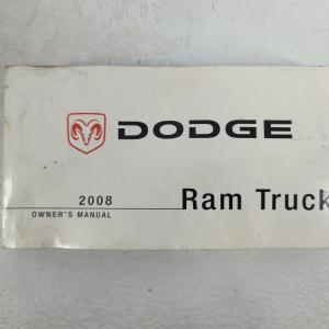 2008 Dodge Ram 1500 Owners Manual Book Guide P/N:81-326-0827 OEM Used Auto Parts Low Cost Cheap Pice