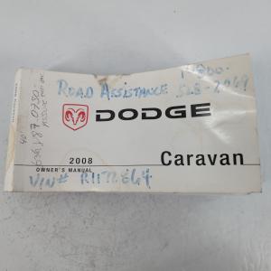 2008 Dodge Caravan Owners Manual Book Guide P/N:81-226-0819 OEM Used Auto Parts Cheap Sale For Cheap