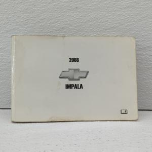 2008 Chevrolet Impala Owners Manual Book Guide OEM Used Auto Parts For Nice Cheap Price
