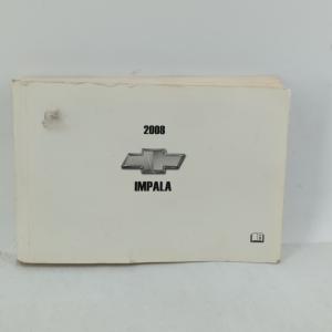 2008 Chevrolet Impala Owners Manual Book Guide P/N:15863019B OEM Used Auto Parts Cheap Sale Choice