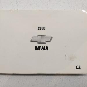 2008 Chevrolet Impala Owners Manual Book Guide P/N:15863019 OEM Used Auto Parts Cheapest Pice Sale Online