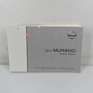 2014 Nissan Murano Owners Manual Book Guide P/N:T00UM-1SX6D OM14E0Z51U1 OEM Used Auto Parts Cheap Sale Footlocker Finishline