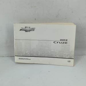 2012 Chevrolet Cruze Owners Manual Book Guide P/N:20935335 A OEM Used Auto Parts Clearance Get To Buy