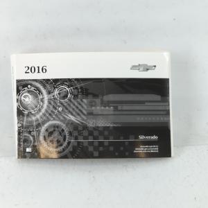 2016 Chevrolet Silverado 1500 Owners Manual Book Guide P/N:23133519 B OEM Used Auto Parts Cheap Lowest Pice