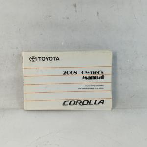 2008 Toyota Corolla Owners Manual Book Guide P/N:01999-12B28 OEM Used Auto Parts Buy Cheap 2025