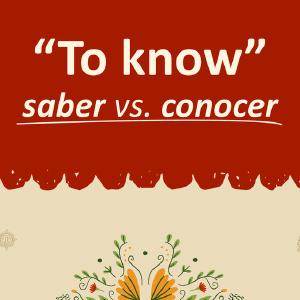 Quick Spanish Grammar Presentation  Saber and Conocer Enjoy Cheap Online