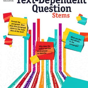 Leveled Text-Dependent Question Stems Book Discount 2025 New