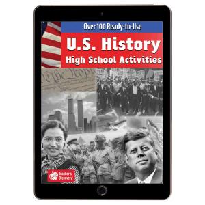 U.S. History High School Activities Book Sale Footlocker
