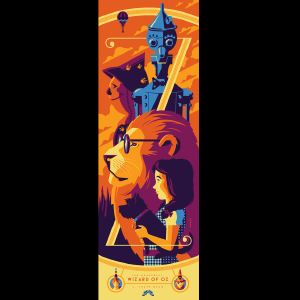 WONDERFUL WIZARD OF OZ variant edition screenprint Clearance Deals