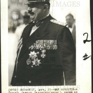 1939 Press Photo General Gabriel Mrinescue Low Shipping Fee Online