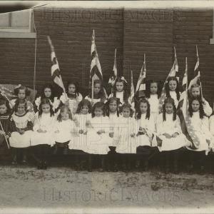 1940 Press Photo  Littlest Girls Class Board Shepherd Buy Cheap Pice