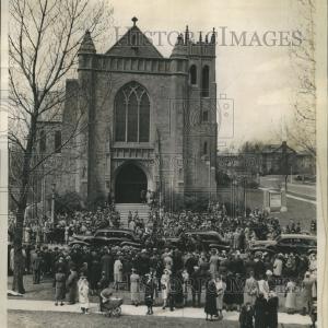 1939 Press Photo Pak Park People Building Illinois Sale Extremely