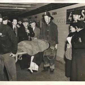 1939 Press Photo New York Subway Accident Victim Outlet New Styles