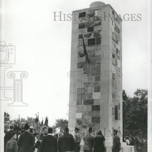 1939 Press Photo Wars Memorials Mich State Sale Big Discount