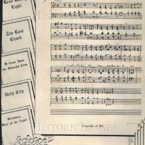 1939 Press Photo Sir Arthur Sullivan's sheet music. Wholesale Pice