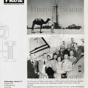 1938 Press Photo Scenes in "The Prize: The Epic Quest for Oil, Money and Power" Cheap Explore