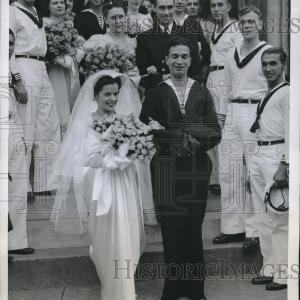 1942 Press Photo Miss Melva Nichivich Maurits E. Felix Cheapest Pice Cheap Pice