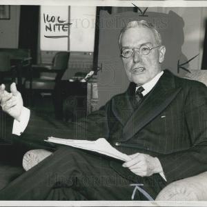 1942 Press Photo John D. Rockefeller at Drake Hall Outlet Official Site