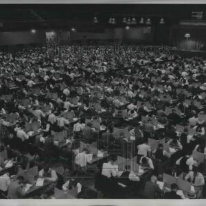 1933 Press Photo 2000 People In San Francisco Take Civil Service Exam Buy Cheap Choice