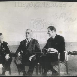 1943 Press Photo President Franklin D. Roosevelt Clearance Marketable