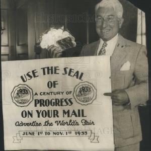 1932 Press Photo George Rossetter Free Shipping Huge Surprise