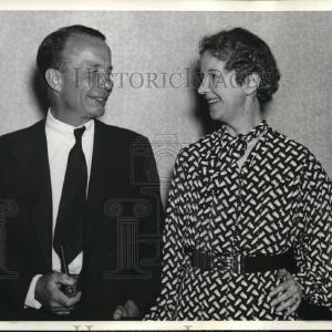 1936 Press Photo Col Theodore Roosevelt with wife Discount Manchester