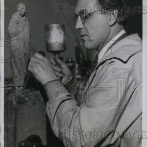 1936 Press Photo Carl Hallsthathammar, Famous Wood-carvers Footlocker Finishline Cheap Pice