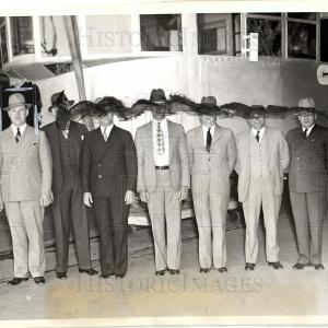 1937 Press Photo Michigan State Police Clearance Amazing Pice