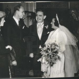 1937 Press Photo Mr. and Mrs. James Roosevelt with Mr. and Mrs.Thomas Qualters. For Sale Cheap Online