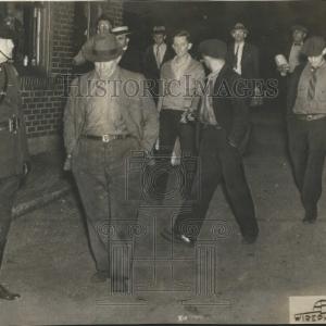 1937 Press Photo State Police Guard Franklin Mill Outlet 100% Authentic