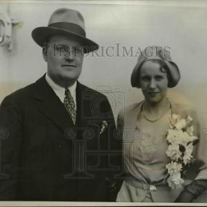 1931 Press Photo Mr. and Mrs. Everett McCooey's Wedding Discount Collections