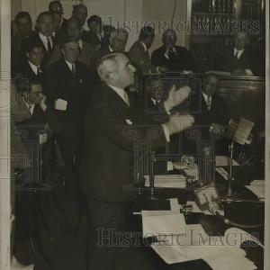 1932 Press Photo Ogden L. Mills, Secretary of Treasury Websites Online