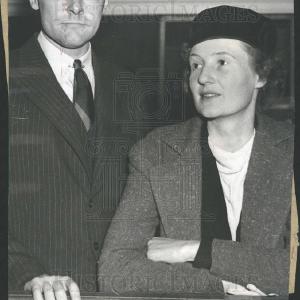 1936 Press Photo Politician Henry Cabot Lodge Jr., Wife Choice