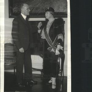 1931 Press Photo Tyrus Filipowez Mrs Woodrow Wilson Online Cheap Online