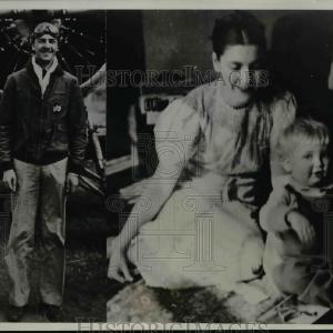 1938 Press Mr & Mrs Henry Salisbury & Son Richard Passengers On Missing Airliner Sale Finishline