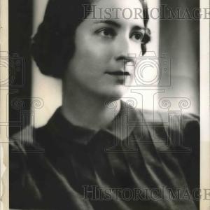 1937 Press Photo Margaret Ayres of Wichita Kansas to sponsor cruiser Wichita Cheap Sale Exclusive