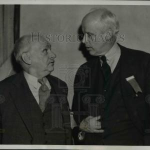 1938 Press Photo Norman Thomas Greets Joseph Caldwell at Socialist Convention Outlet Store Locations