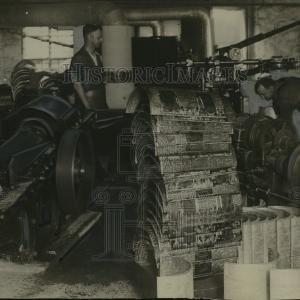 1926 Press Photo Wisconsin News-Stereotyping Department From China