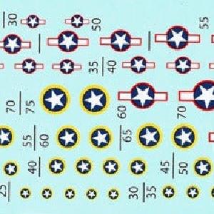 US WWII Aircraft Insignia - Pacific & Europe Low Cost Cheap Pice