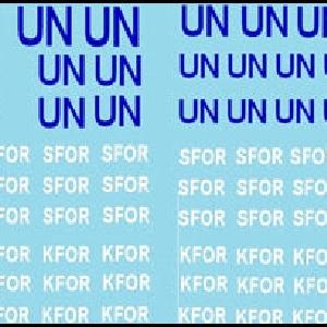 Modern UN, SFOR and KFOR Markings Sale 100% Original