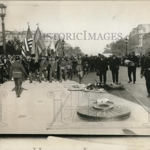 1930 Press Photo Color Guard of American Legion to the Tomb of Unknown Soldier The Cheapest Cheap Online