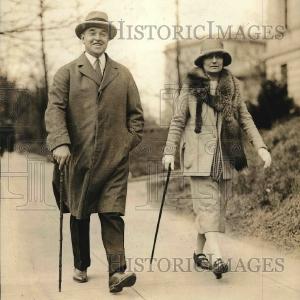1925 Press Photo Congressman and Mrs. John Philip Hill of Maryland in Washington Buy Cheap For Nice