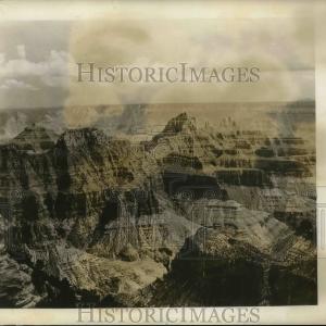 1925 Press Photo Grand Canyon of Colorado Free Shipping Low Shipping