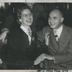 1945 Press Photo Mrs. Alice Lyons Divorce Trial Clearance Online