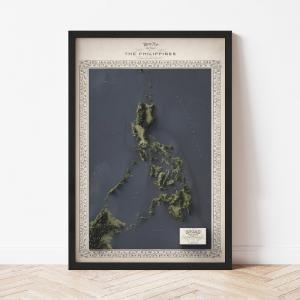 Philippines Map - The East of Nowhere World Atlas Cheap Sale Brand New Unisex