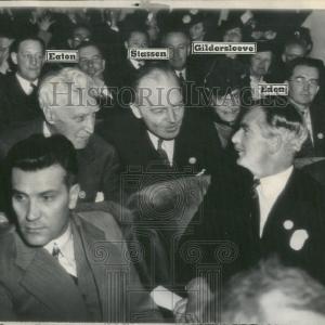 1945 Press Photo U.S Delegates At Conference Big Discount For Sale