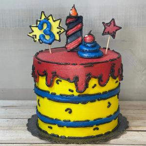 Comic Book Designer Cake Shop For Online
