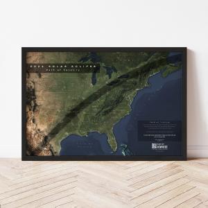 Eclipse 2024 Map - The East of Nowhere World Atlas Buy Cheap Best Sale