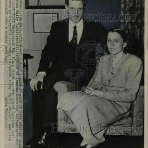 1948 Press Photo Richard E Byrd Jr son of Rear Admiral Byrd & Emily Saltonstall Manchester For Sale
